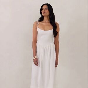 Park & Fifth Cameron Dress in Off White
